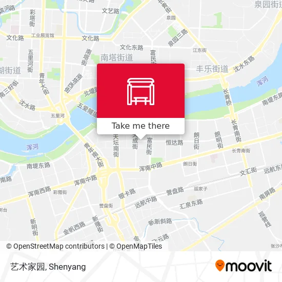 艺术家园 map