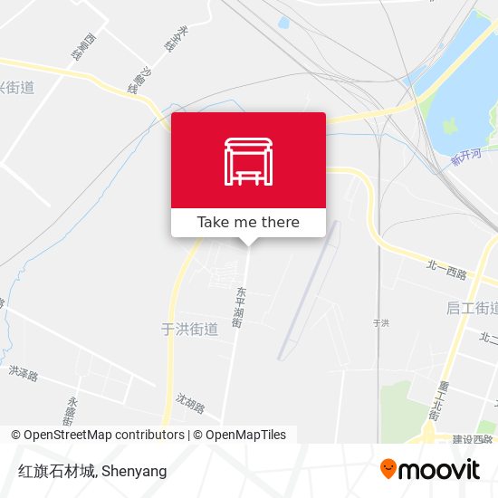 红旗石材城 map