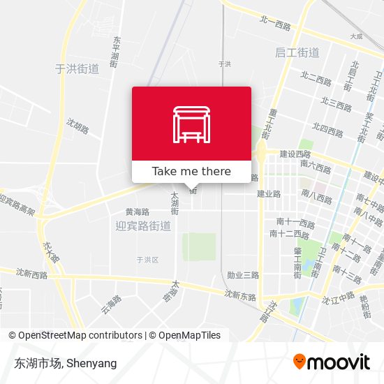 东湖市场 map