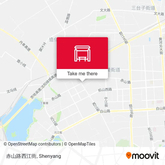 赤山路西江街 map
