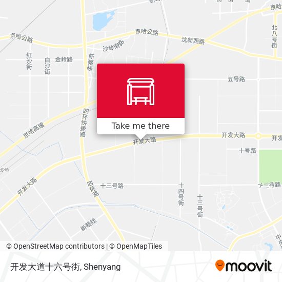 开发大道十六号街 map