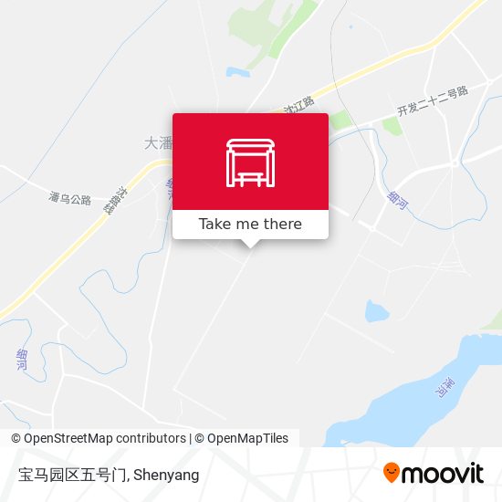 宝马园区五号门 map