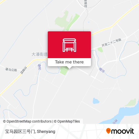 宝马园区三号门 map