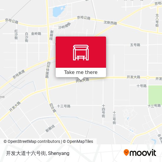 开发大道十六号街 map