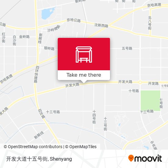 开发大道十五号街 map