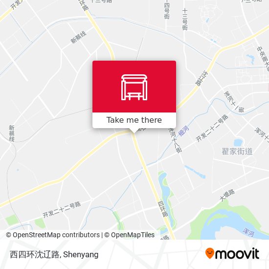 西四环沈辽路 map