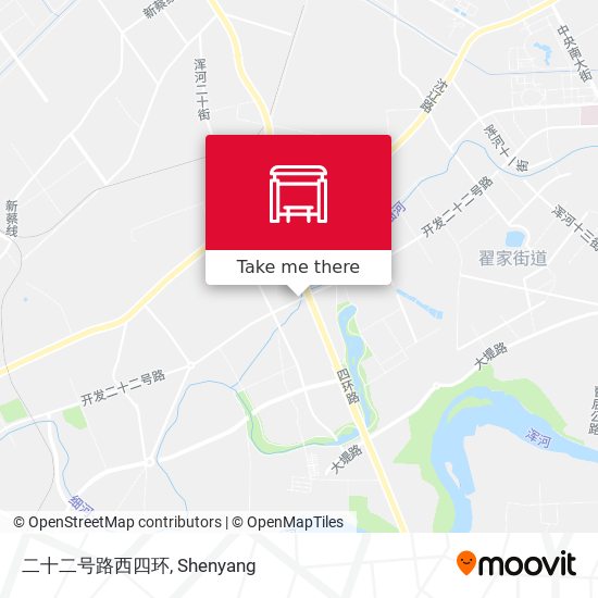 二十二号路西四环 map
