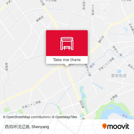 西四环沈辽路 map