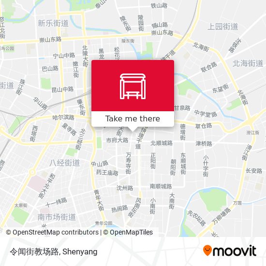 令闻街教场路 map