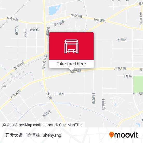 开发大道十六号街 map