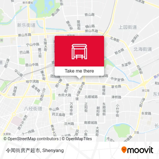 令闻街房产超市 map