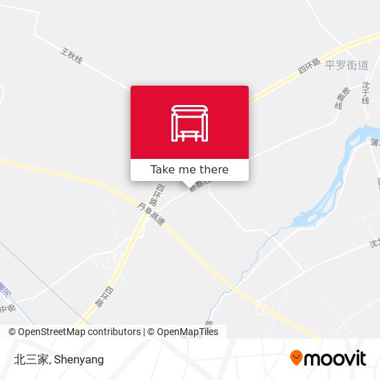 北三家 map