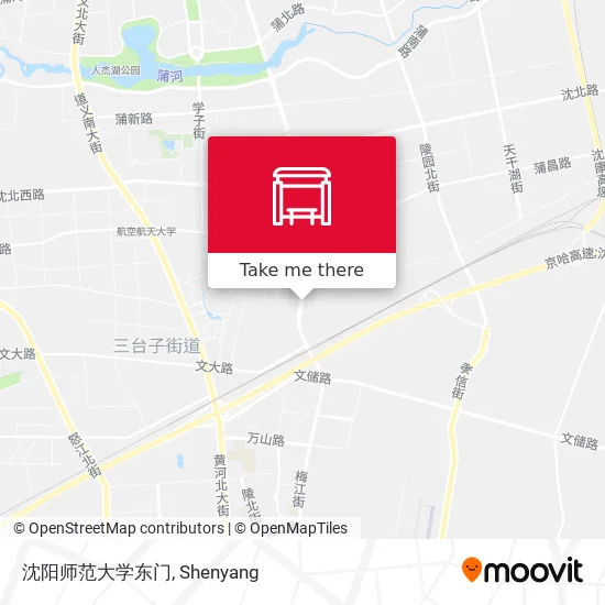 沈阳师范大学东门 map