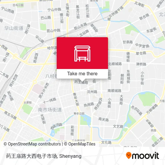 药王庙路大西电子市场 map