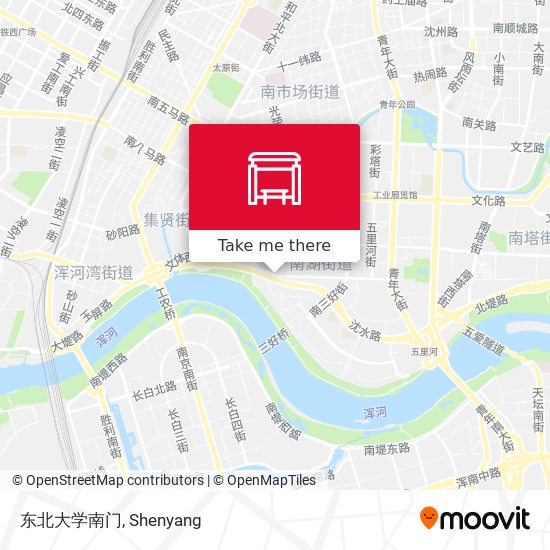 东北大学南门 map