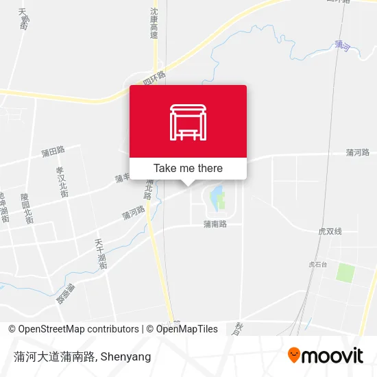 蒲河大道蒲南路 map