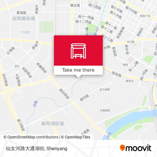 仙女河路大通湖街 map