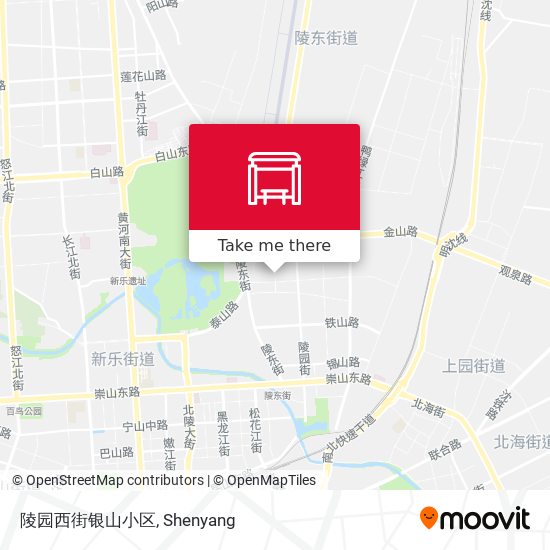 陵园西街银山小区 map