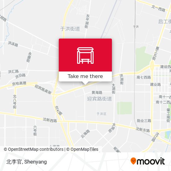 北李官 map