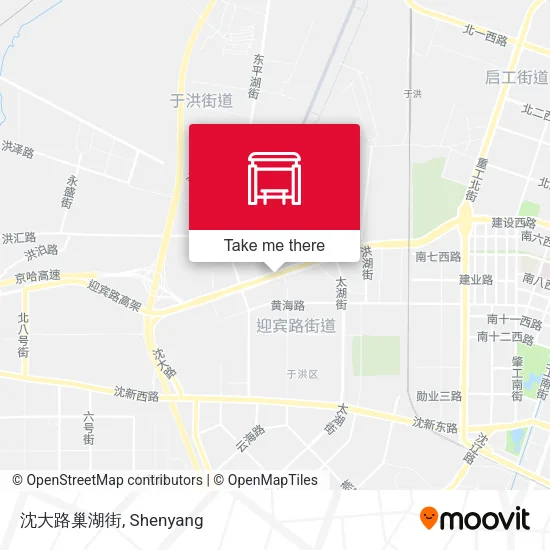 沈大路巢湖街 map