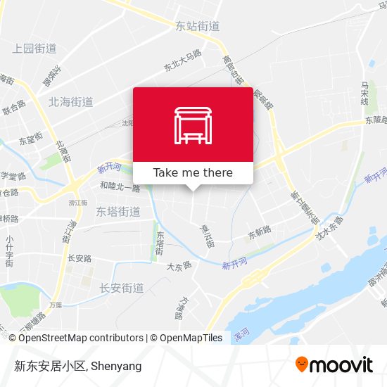 新东安居小区 map