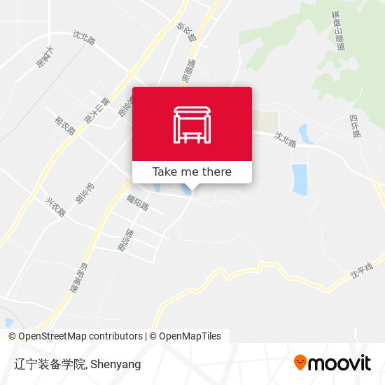 辽宁装备学院 map