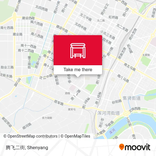 腾飞二街 map