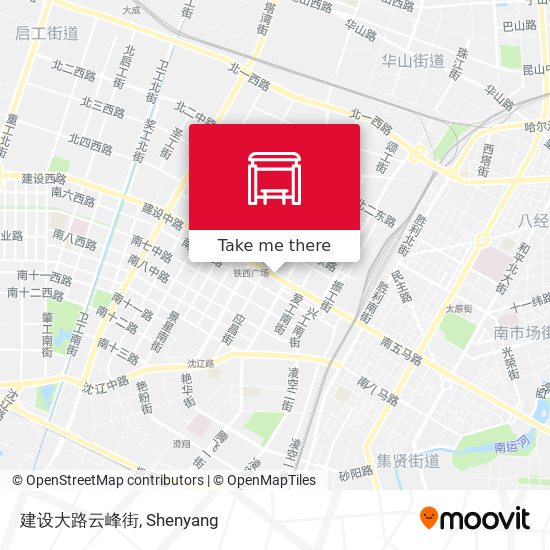 建设大路云峰街 map