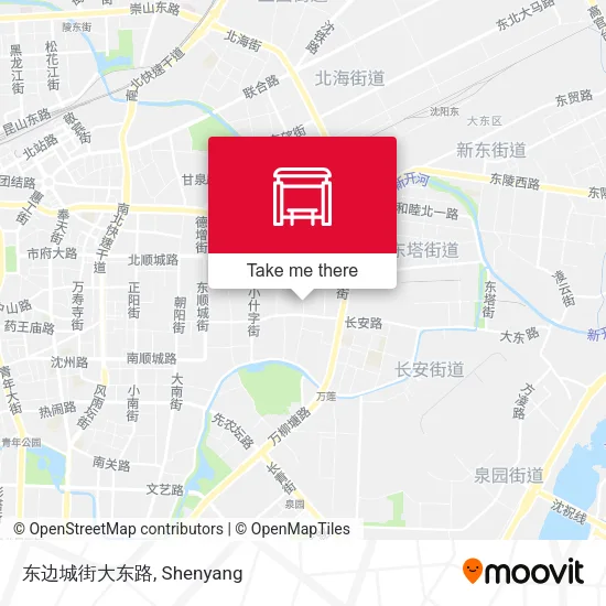 东边城街大东路 map
