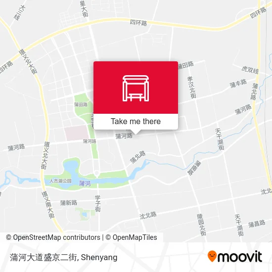 蒲河大道盛京二街 map