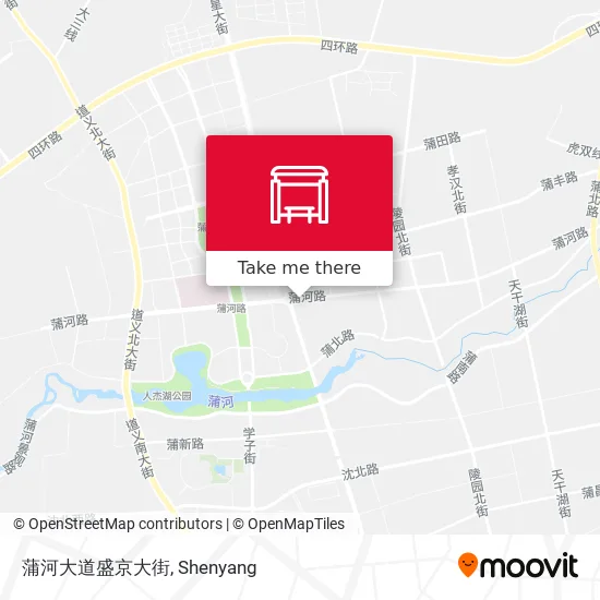 蒲河大道盛京大街 map