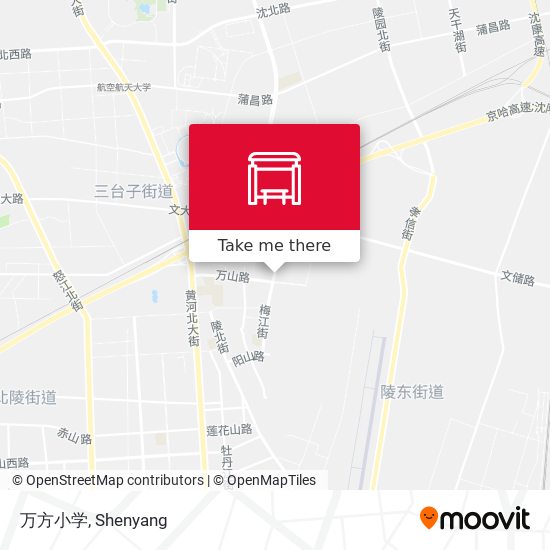 万方小学 map