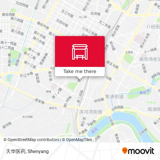 天华医药 map