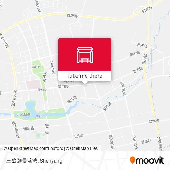 三盛颐景蓝湾 map