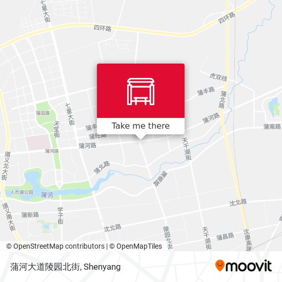 蒲河大道陵园北街 map
