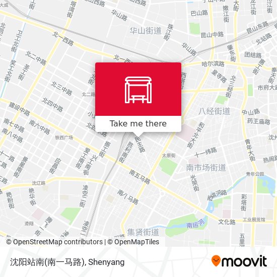 沈阳站南(南一马路) map