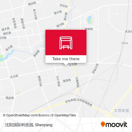 沈阳国际科技园 map