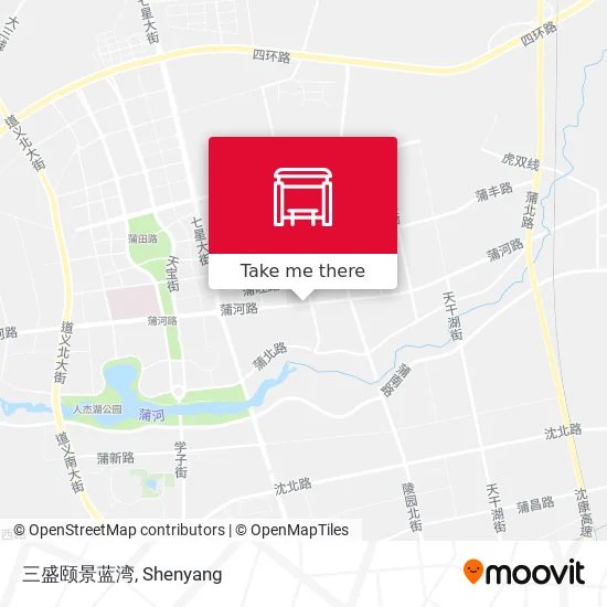 三盛颐景蓝湾 map