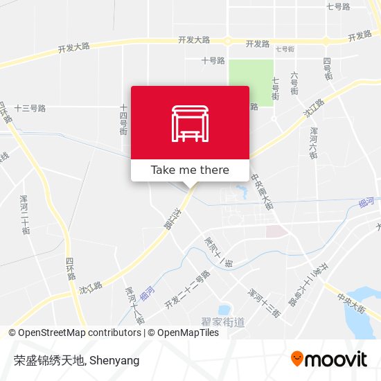荣盛锦绣天地 map