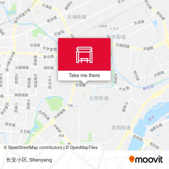 长安小区 map
