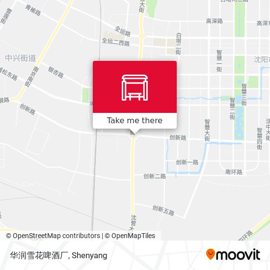 华润雪花啤酒厂 map