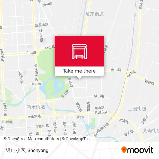 银山小区 map