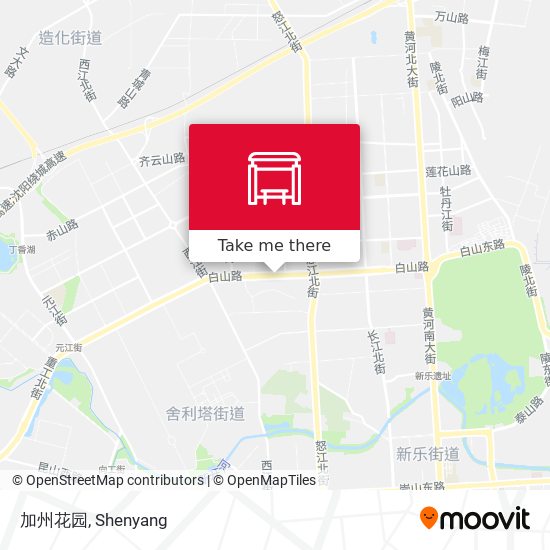 加州花园 map
