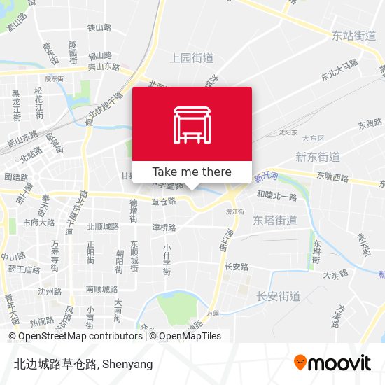 北边城路草仓路 map