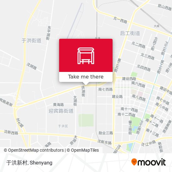 于洪新村 map