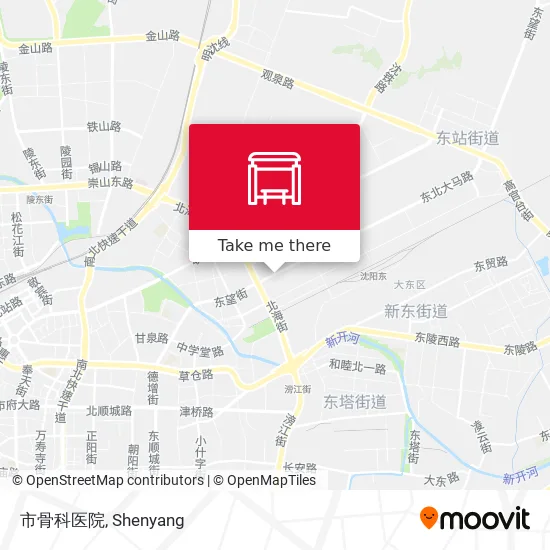 市骨科医院 map