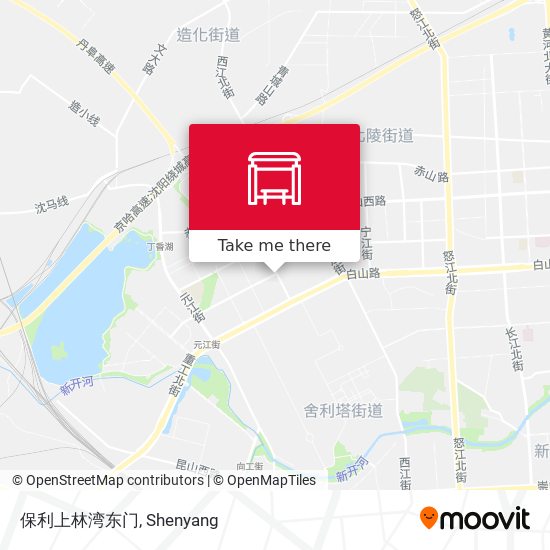 保利上林湾东门 map