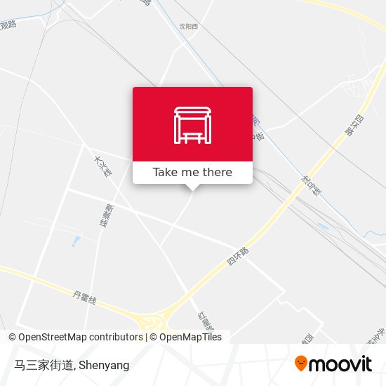 马三家街道 map