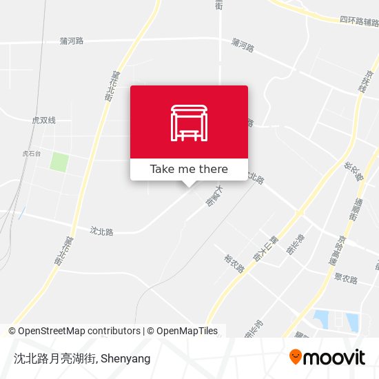 沈北路月亮湖街 map