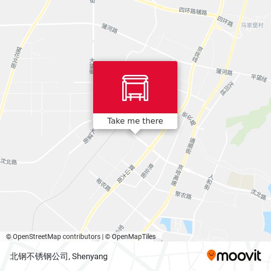 北钢不锈钢公司 map